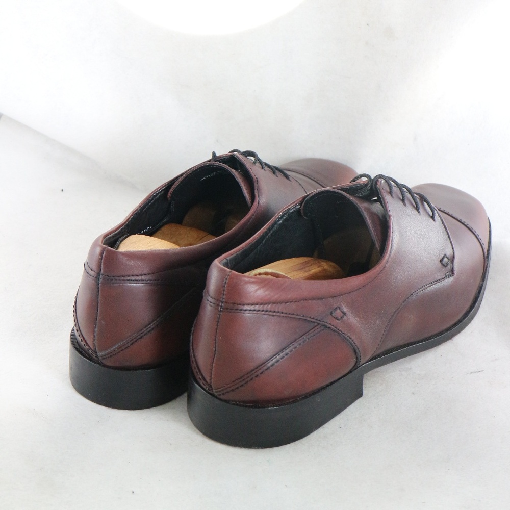 FLORSHEIM Welles Burgundy Cap Toe Oxford Shoes Sz 15 3E - Picture 6 of 8